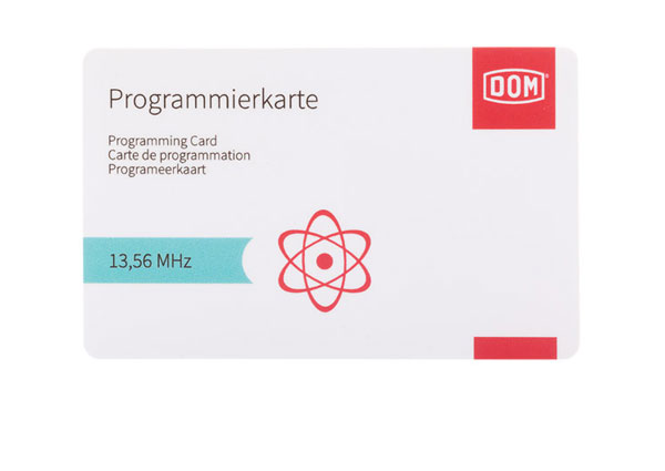 DOM ENiQ&reg; Programmierkarte