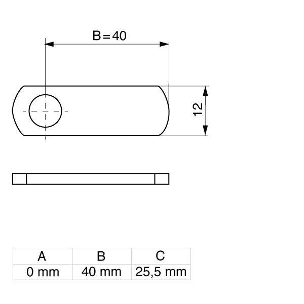 KESO Standard-Hebel A3