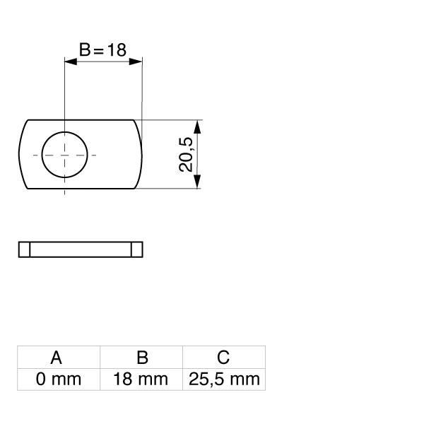 KESO Schlie&szlig;hebel M1