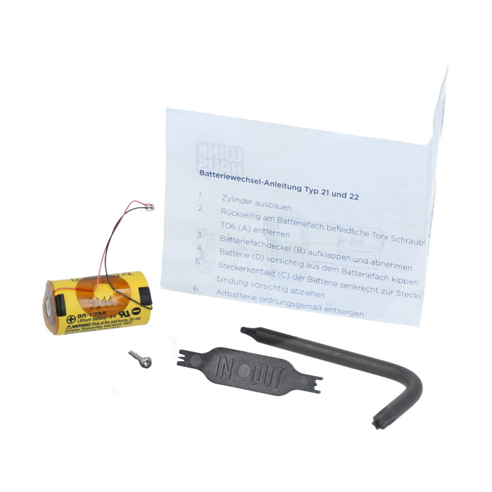 WINKHAUS blueCompact Batteriewechselset 21/22