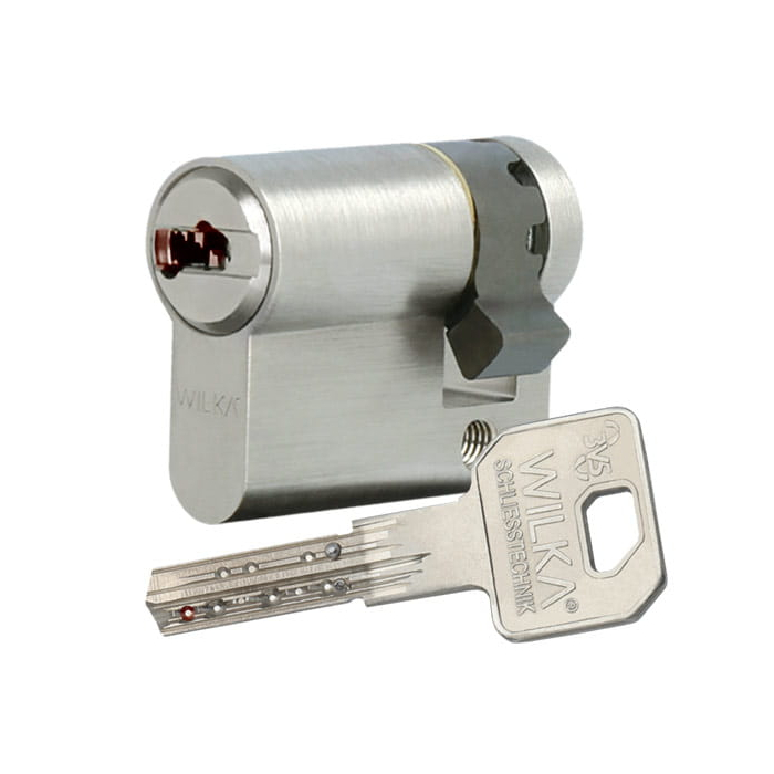 WILKA 3VS Halbzylinder kurz