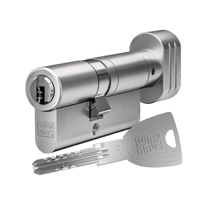 WINKHAUS keyTec X-tra Knaufzylinder kurz