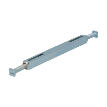 Schraubstift, beidseitig geschlitzt mit Vierkant 8 mm