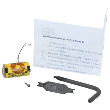 WINKHAUS blueCompact Batteriewechselset 21/22