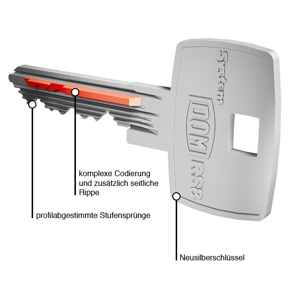 DOM RS 8 Schl&uuml;ssel